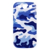 Чехол Military Case и защитная пленка для Samsung Galaxy SIII, синий, Deppa