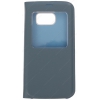 Флип-книжка Book Cover с чипом для Samsung Galaxy S6 edge, кожа, светло-синий