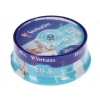 Диск CD-R 700 Mb Cake Box  25 шт. (Verbatim) Printable 52x