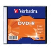 Диск  DVD-R 4.7Gb Slim Case (Verbatim) 16x