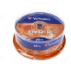 Диск DVD-R 4.7Gb Cake Box  25 шт. (Verbatim) 16x