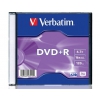 Диск  DVD+R 4.7Gb Slim Case (Verbatim) 16x