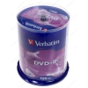 Диск DVD+R 4.7Gb Cake Box 100 шт. (Verbatim) 16x