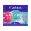 Диск  DVD-RW 4.7Gb Slim Case (Verbatim)  4x