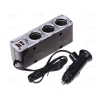 Разветвитель автоприкуривателя FinePower FP-302 [Прикуриватель - 3/USB - 2/Удлинитель]