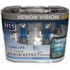 Галогеновая лампа ClearLight 12 В, H11, 60/55 Вт, XenonVision 6000 K , белый свет с голубым оттенком [комплект 2 шт]