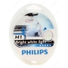 Галогеновая лампа Philips 12 В, H1, 55 Вт, CrystalVision 4300 K [ комплект 2 шт]