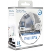 Галогеновая лампа Philips 12 В, H1, 60/55 Вт, White Vision 4000 K [ комплект 2 шт]