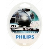 Галогеновая лампа Philips 12 В, H4, 60/55 Вт, X-tremeVision 3350 K [ комплект 2 шт]