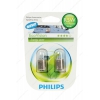 Лампа накаливания Philips 12В, R5W, 5Вт, (BA15s) EcoVision [, Комплект:блистер 2шт, внутрисал./стоп сигнал]