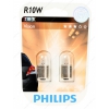 Лампа накаливания Philips 12В, R10W, 10Вт, (BA15s) [, Комплект:блистер 2шт]