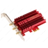 Адаптер беспроводной ASUS PCE-AC68 PCI-E 802.11ac, 450+1300Mbit/s, двухдиапазонный (2,4/5 GHz)