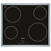 Электрическая варочная поверхность BOSCH PKE645B17 [Независимая, 4 конфорки, стеклокерамика] рамка: серебристый