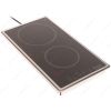 Электрическая варочная поверхность Hotpoint-ARISTON 7HDK 2KL (IX) RU/HA [Независимая, 2 конфорки, стеклокерамика] Черный