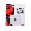 Память Kingston (microSDHC) 16 Gb class UHS-l (10+) SDC10/16GBSP