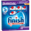 FINISH Quantum Cредство для мытья посуды в посудомоечных машинах в таблетках 10шт