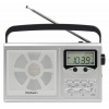 Радиобудильник Rolsen RBM-216 серебристый LCD часы:цифровые AM/FM/УКВ/КВ (1-RLAM-RBM216SL)
