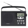 Радиобудильник Rolsen RBM-217 черный LCD часы:цифровые AM/FM/УКВ/КВ (1-RLAM-RBM217BL)