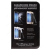Защитное стекло DF для Apple iPhone 5/5C/5S/SE, черная окантовка