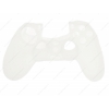 Чехол для геймпада DualShock 4 [силикон; прозрачный белый]