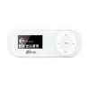 Плеер MP3 RITMIX RF-3400 4Gb белый [1,0” OLED, 128x64, MP3/WMA/WAV, FM-радио, диктофон, эквалайзер, microSD]