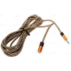 Кабель 3.5 Jack (M) - 3.5 Jack (F), 3m, DEXP premium [SI030-JJF-M]  В оплетке; Черный