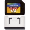 TRANSCEND <TS128MRMMC> REDUCED-SIZED MULTIMEDIA CARD (MMC) 128MB + RS-MMC ADAPTER
