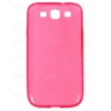 Накладка на корпус iBox Crystal для Samsung Galaxy S3, силикон, красный