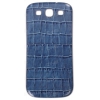 Задняя крышка aM Fashion для Samsung Galaxy S3, и/кожа, синий