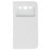Флип-книжка Samsung S View для Samsung Galaxy S3, кожа, белый [EF-CI930BWEGRU]