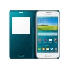 Флип-книжка Samsung S View Cover для Samsung Galaxy S5 mini, кожа, зеленый [EF-CG800BGEGRU]