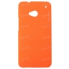 Чехол Air Case и защитная пленка для HTC One, оранжевый, Deppa
