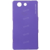 Чехол Air Case и защитная пленка для Sony Xperia Z3 Compact, фиолетовый, Deppa