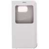 Флип-книжка Book Cover с чипом для Samsung Galaxy S6 edge, кожа, белый