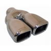 Насадка ProSport RS-01637 (с прямоугольными отверстиями, с закругленными краями. Dвх 58мм, вых 2*70*80см, длина 230мм.)