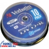 DVD+R DISC VERBATIM   4.7GB  8X  <уп. 10 шт.> на шпинделе