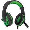 Гарнитура GAMING WARHEAD G-300 GREEN 64128 DEFENDER