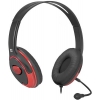 Гарнитура PHOENIX 875 BLACK/RED 63875 DEFENDER Компьютерная гарнитура Phoenix 875 черный + красный, кабель 1,8 м
