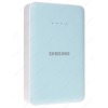 Портативный аккумулятор 11300 mAh Samsung (2,1А, 1xUSB, встроенный кабель,  голубой)