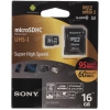 Память Sony (MicroSDHC) 16 Gb class UHS-l (U3) до 95 MB/s