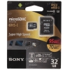 Память Sony (MicroSDHC) 32 Gb class UHS-l (U3) до 95 MB/s