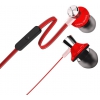 Наушники Fischer Audio Icon Red [вставные (затычки), закрытые, 20-20000 Гц, микр., каб. 1м, разъем 3.5мм]