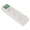 Сетевой удлинитель DEXP Safe 318 W [3 розетки, 1.8м, белый, с заземл]