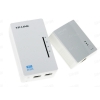 Адаптер Powerline TP-LINK TL-WPA4220KIT [Комплект из двух адаптеров, 2x10/100 LAN]