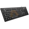Клавиатура A4Tech A4Tech KR-85 black USB, проводная, 104 клавиши
