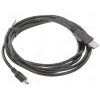 Кабель mini USB (M) - USB (M), 2м, DEXP [UMiuBSI200] 2A; Черный