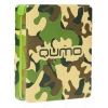 Портативный аккумулятор 10000 mAh QUMO (2,1А, 1xUSB, встроенный кабель, комуфляж)