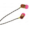 Наушники Marley Smile Jamaica EM-JE040-LI [вставные (затычки), закрыты, 18-20000 Гц, каб. 1.3м, разъем 3,5мм, розовые]