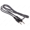 Кабель 3.5 Jack (M) - 3.5 Jack (M), 1m, DEXP [H010-JJ-M] В оплетке; Черный