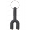 Переходник 4P 3.5 mm Jack (M) - 2x3.5 mm Jack (F), DEXP [A4P35JM2x35JFUB] U Черный, support microphone